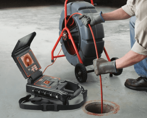 Sewer scope video inspection