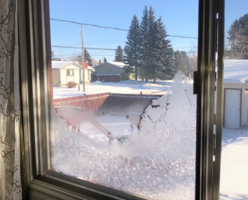 Frosted window