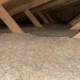 Cellulose in attic