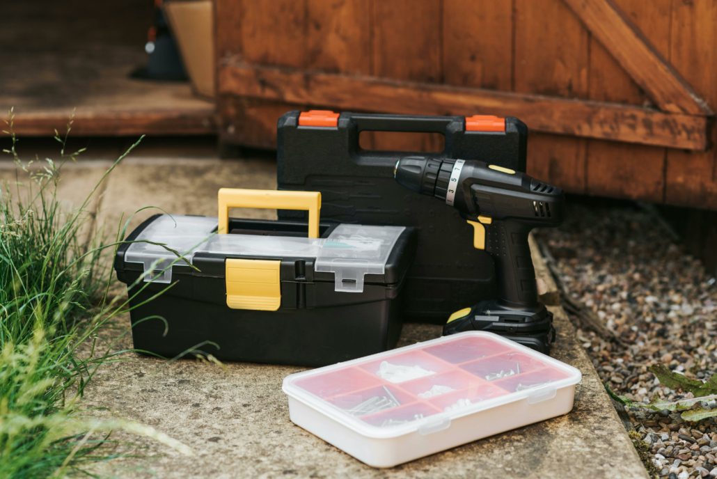 Tools for fixing a garage door
