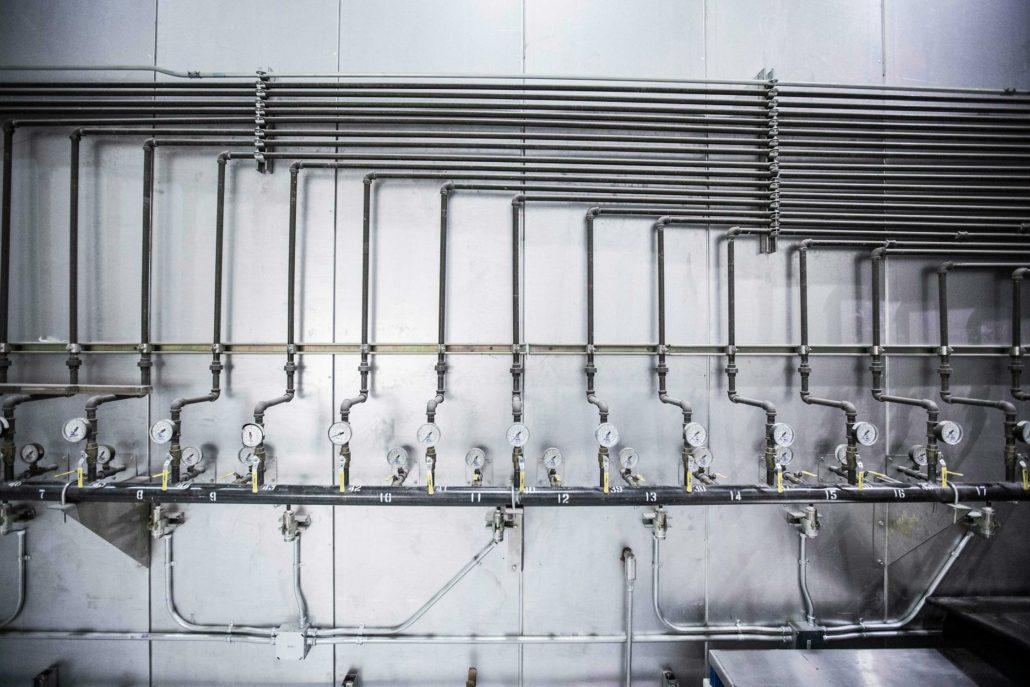 a system of pipes